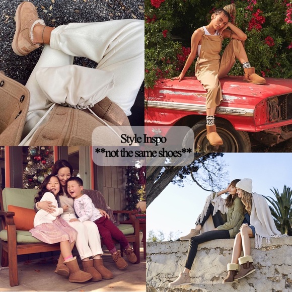 UGG Bailey Button Suede Sherpa Boots - Picture 7 of 16